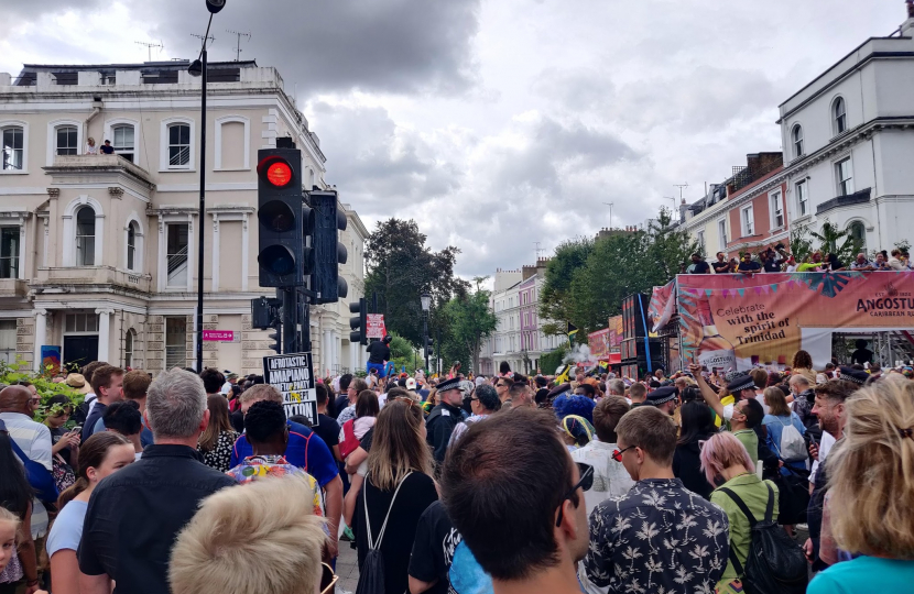 Revellers enjoy Notting Hill Carnival