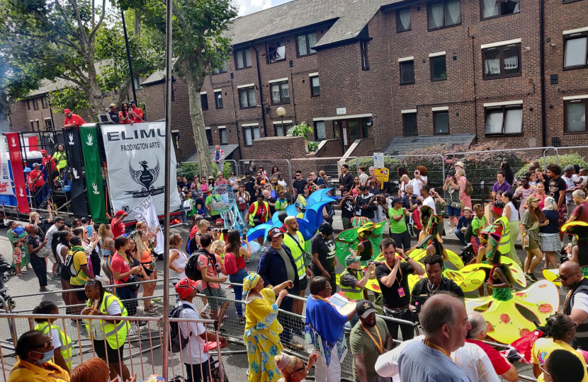 Another procession at Notting Hill Carnival