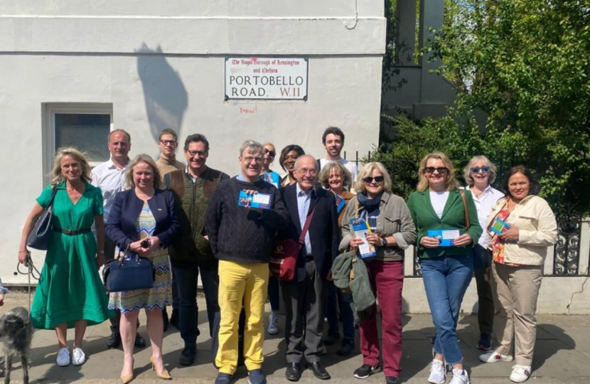 Felicity with local councillors