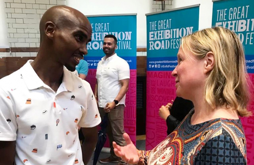 Felicity meets Sir Mo Farah