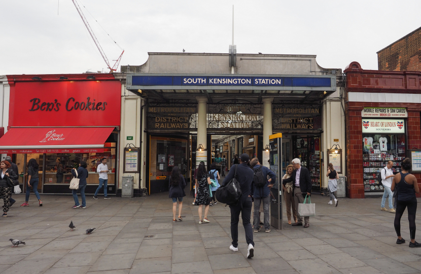 South Ken station