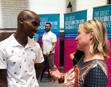 Felicity meets Sir Mo Farah